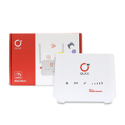 Bộ định tuyến LTE 4G Wi-Fi trong nhà CPE không dây 150Mbps với ăng-ten B28 OLAX AX5 Pro